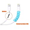 LAPSTER Spiral Charger Spiral Charger Cable Protectors for Wires Data Cable Saver Charging Cord Protective Cable Cover Set of 2 (8 Pieces) #1