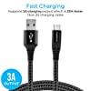 Ambrane Unbreakable 3A Fast Charging Braided Type C Cable – 1.5 Meter (RCT15 (A), Black) Supports QC 2.0/3.0 Charging #1