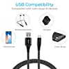 Ambrane Unbreakable 3A Fast Charging Braided Micro USB Cable for Android Devices – 1.5 Meter (RCM15, Black) #2