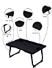StarAndDaisy 'Bed Buddy' Latop Desk,Portable Foldable Laptop Bed Tray Table with Drawer,Bed Tray for Eating,Laptop Bed Tray Table for Bed and Sofa (Black) (All Black) #4