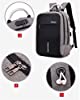 TRUE HUMAN Anti-Theft and USB charging port backpack with combination lock Laptop bag #4