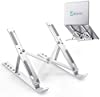 PC SQUARE Laptop Stand/Laptop Holder Riser/Computer Tablet Stand 6 Angles Adjustable Aluminum Ergonomic Foldable Portable Desktop Holder Compatible with MacBook, HP, Dell, Lenovo & All Other Notebook #1