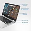 HP Chromebook x360 14-inch (35.56 cms) Thin & Light Touchscreen Laptop (AMD 3015CE/4GB/64GB eMMC Storage/Chrome OS/Ceramic White/1.49 kg), 14a-cb0006AU #2