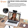 Tukzer 2.1 MP Full HD 1080P Web Camera, CMOS Webcam with Microphone| Privacy Cover| Auto-Focus| 360° Rotatable, Tripod Ready Mount | Plug-n-Play USB for Windows, Mac (C01-Black) #2