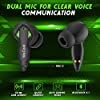 WeCool Moonwalk M4 Gaming Earphones, 60 ms Low Latency Earbuds with Microphone, Stereo Sound Deep Bass Bluetooth Earbuds, 24 Hours Playtime, Auto Gaming Mode, Auto Pairing, Touch Control Earphones #1