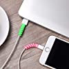 LAPSTER Spiral Charger Spiral Charger Cable Protectors for Wires Data Cable Saver Charging Cord Protective Cable Cover Set of 2 (8 Pieces) #5