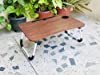 OFIXO Multi-Purpose Laptop Table/Study Table/Bed Table/Foldable and Portable Wooden/Writing Desk (Wooden) #3