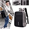 TRUE HUMAN Anti-Theft and USB charging port backpack with combination lock Laptop bag #1