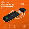 Tukzer 4G LTE Wireless USB Dongle Stick with All SIM Network Support | Plug & Play Data Card with up to 150Mbps Data Speed | SIM Adapter Included (Black) #2