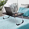 Generic LTT-0022 Multipurpose Laptop Table with Dock Stand & Non-Slip Legs Foldable and Portable Lapdesk for Study & Bed (Random Colour) #1